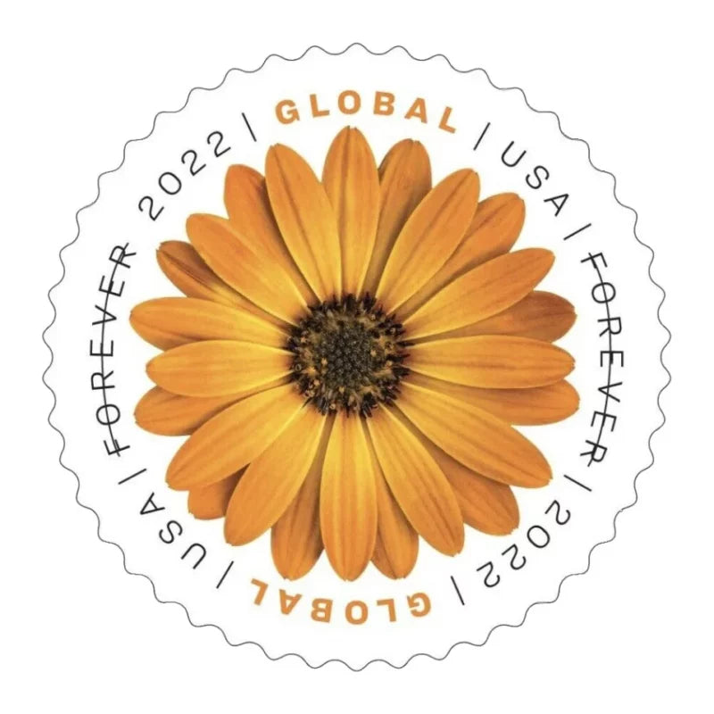 Global African Daisy Stamps 2022 -