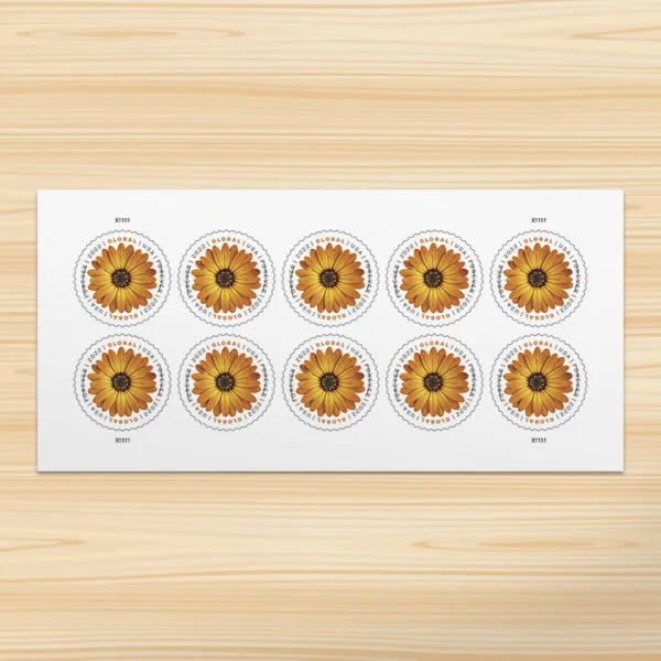 Global African Daisy Stamps 2022 -