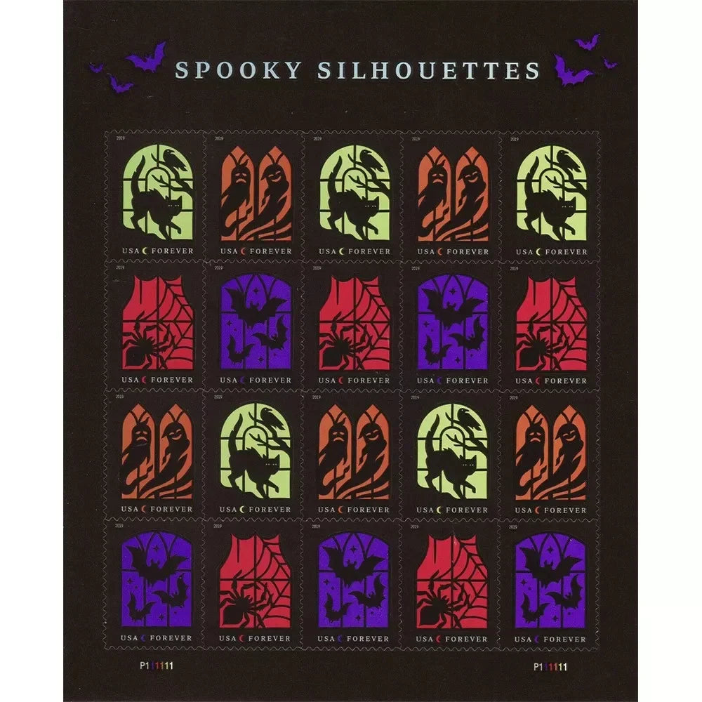 Spooky Silhouettes Stamps 2019