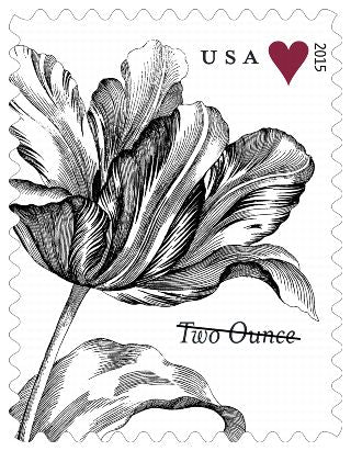 Two Ounce Vintage Tulip Stamps