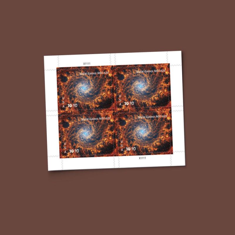 $10.10 Stamps 2025 Spiral Galaxy NGC 628 -