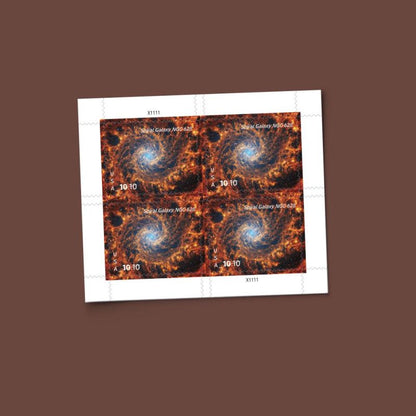 $10.10 Stamps 2025 Spiral Galaxy NGC 628 -