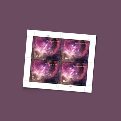 $31.40 Stamps 2025 Star Cluster IC 348 -