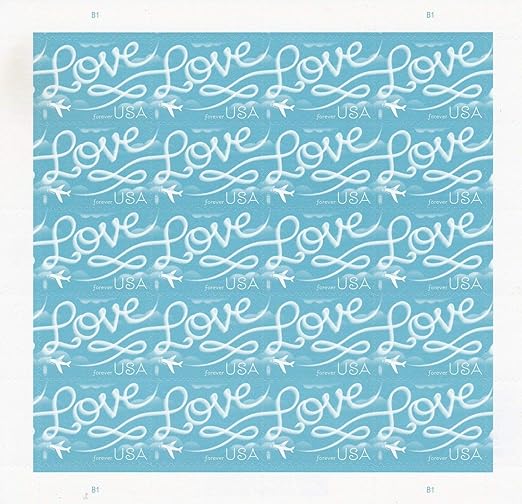 Forever Stamps 2017 Love Skywriting -