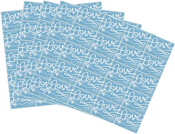 Forever Stamps 2017 Love Skywriting -