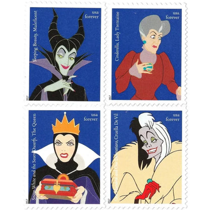 Disney Villains Stamps 2017 -