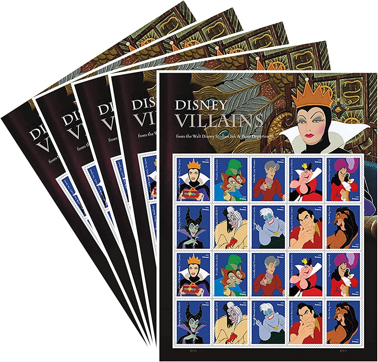 Disney Villains Stamps 2017 -