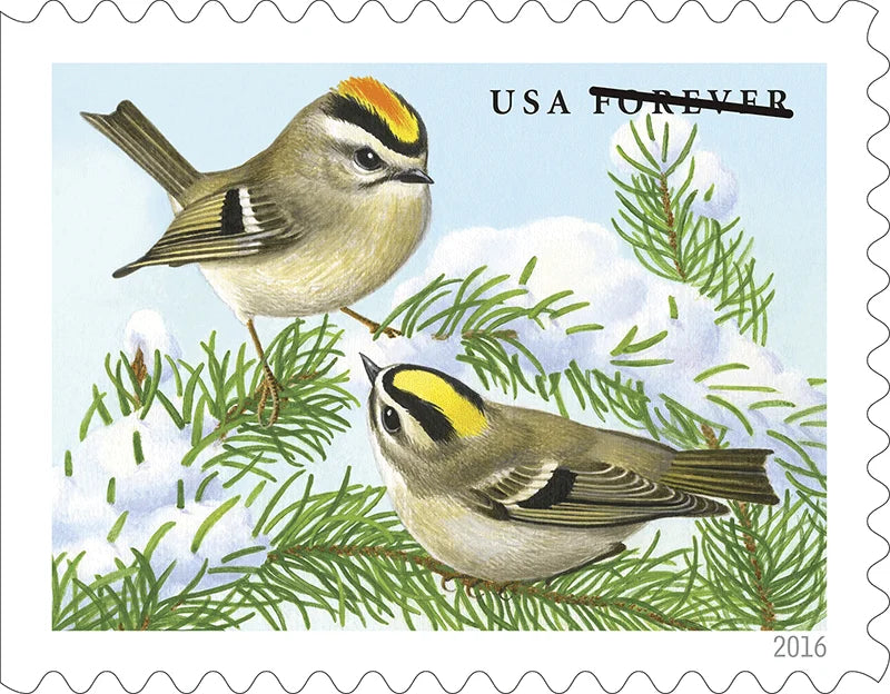 2016 Songbirds in Snow Forever Stamps -