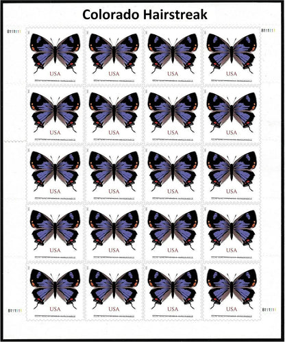 Colorado Hairstreak Stamps -
