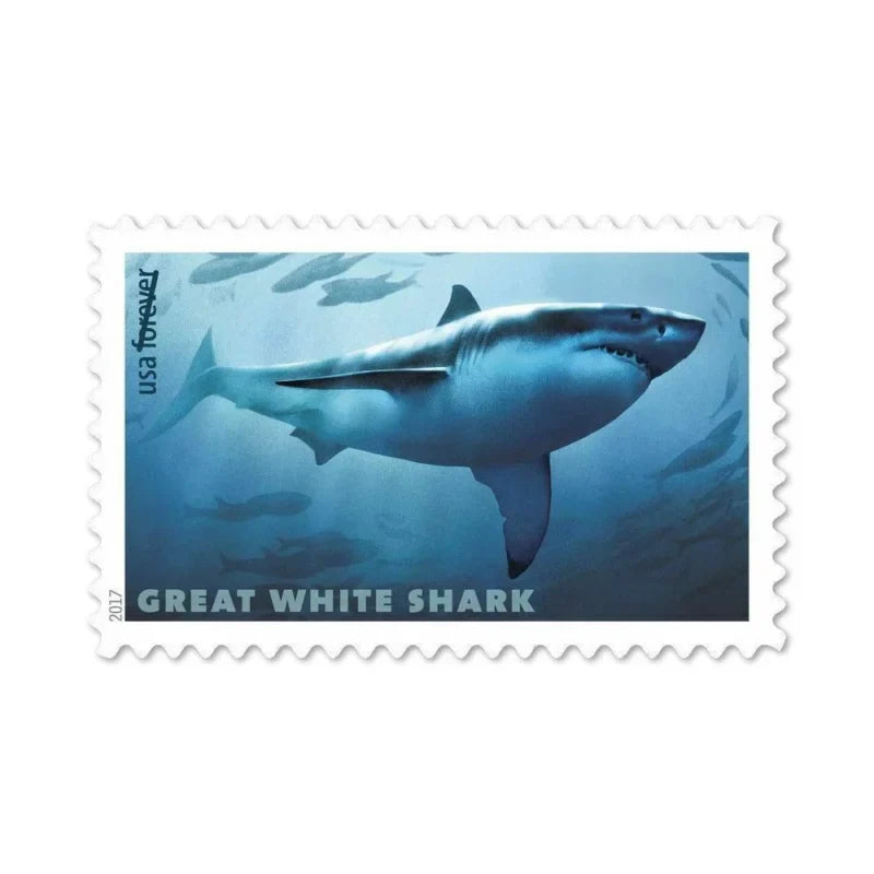 Forever Stamps 2017 Sharks Stamps -