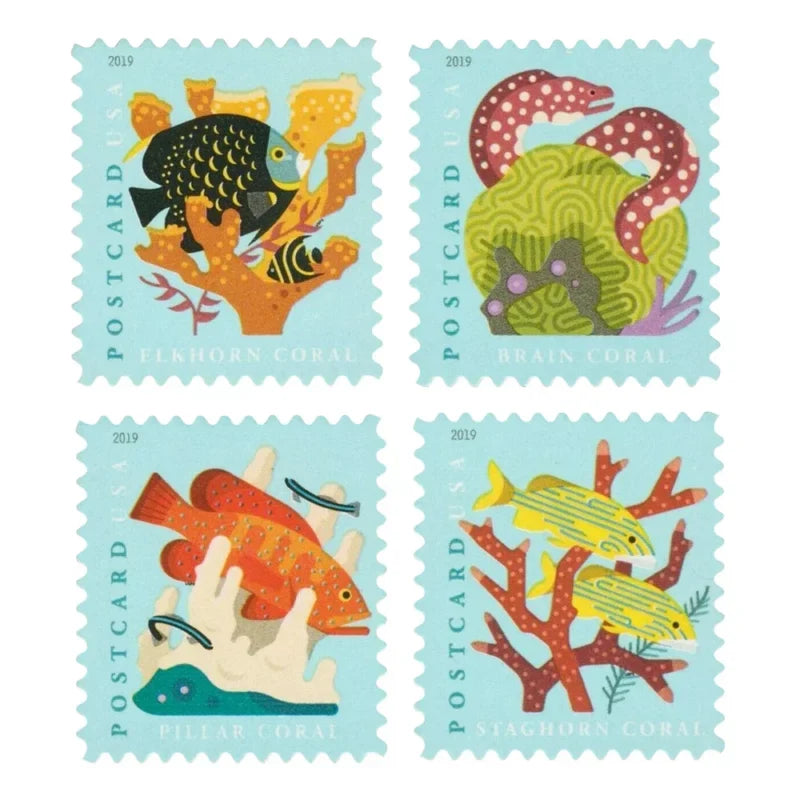 Coral Reefs Stamps (Postcard Stamp) -