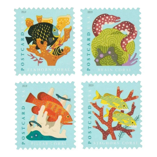 Coral Reefs Stamps (Postcard Stamp)