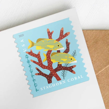 Coral Reefs Stamps (Postcard Stamp) -