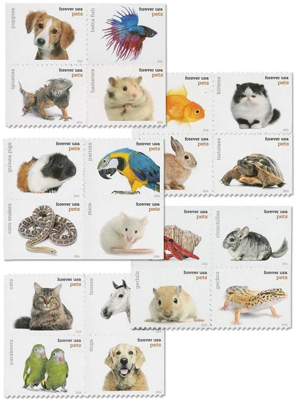 Pets Stamps 2016 Postage Stamps