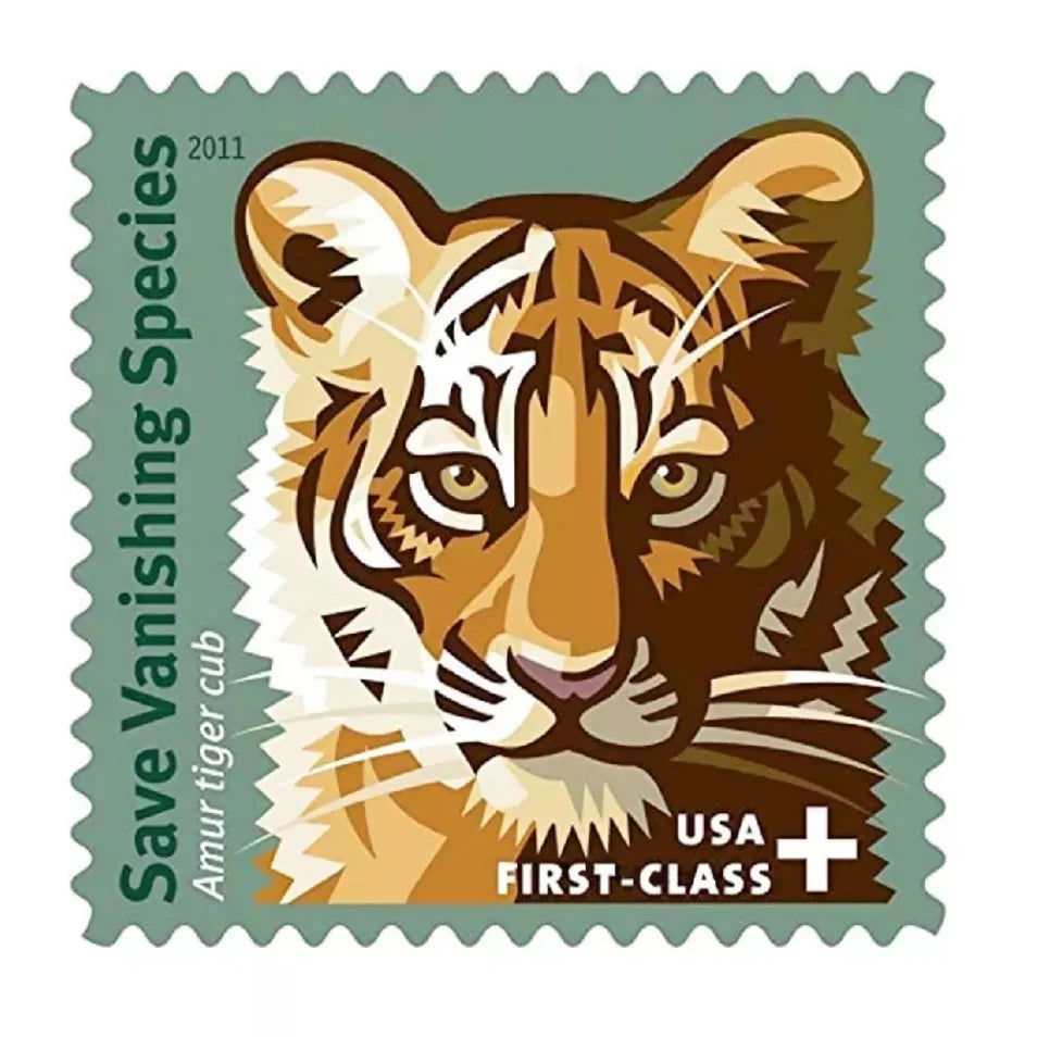 75¢ Semipostal Stamps – Save Vanishing Species Tiger Stamps 2011 -