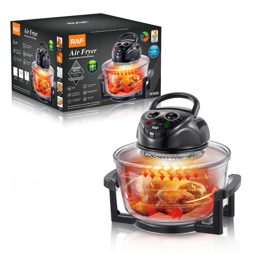 Smart Visual Air Fryer for Home | Multi-Functional Electric Air Fryer with Transparent Window