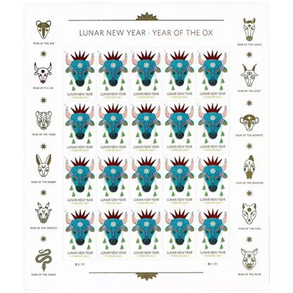 Lunar New Year: Year of the Ox Framed Stamps