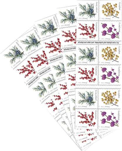 Winter Berries Forever Stamps