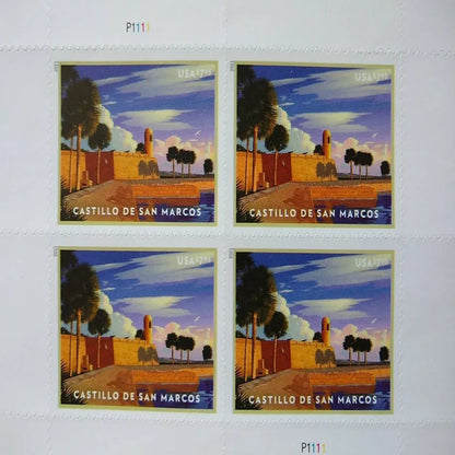 Priority Mail – $7.95 Castillo De San Marcos Stamps