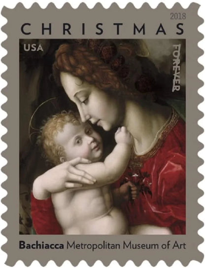 Madonna and Child Forever Stamps 2018