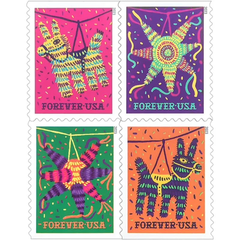 Piñatas Stamps 2023 - Booklet of 20