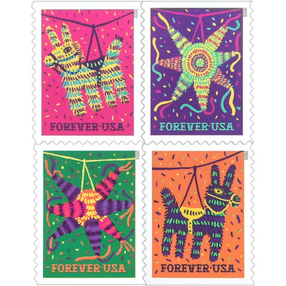 Piñatas Stamps 2023 - Booklet of 20
