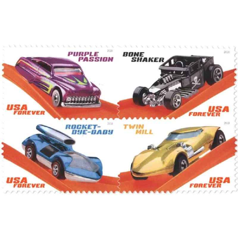 Hot Wheels Stamps 2018