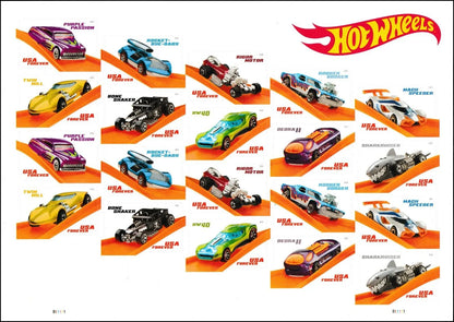 Hot Wheels Stamps 2018