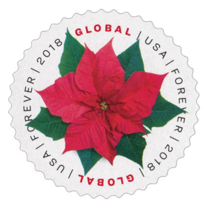 Global Poinsettia Stamps 2018