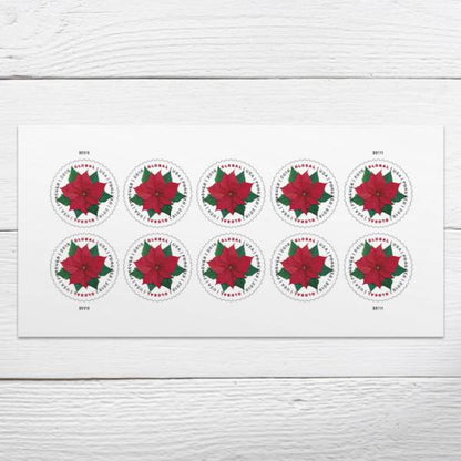 Global Poinsettia Stamps 2018