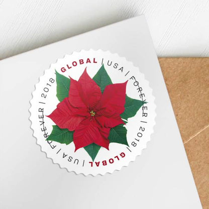 Global Poinsettia Stamps 2018
