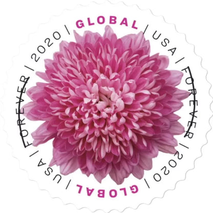 Global Chrysanthemum  Forever Stamps 2020 -