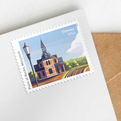 Railroad Stations Stamps 2023