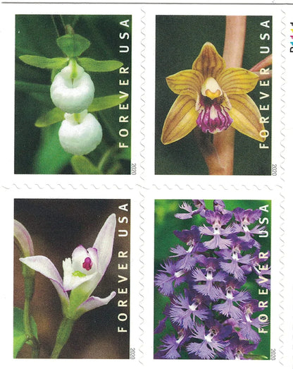 Wild Orchids Stamps 2020
