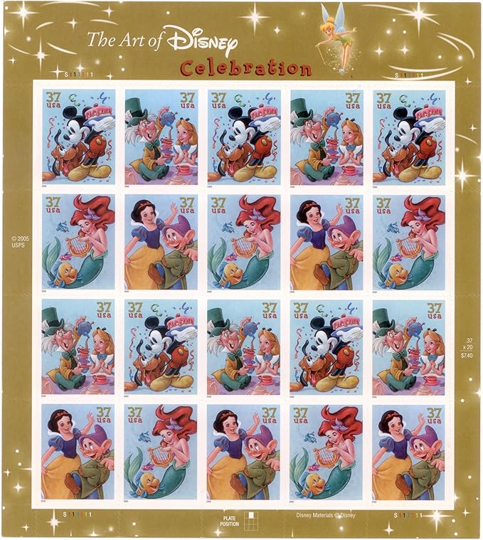 Stamps 2005 The Art of Disney -