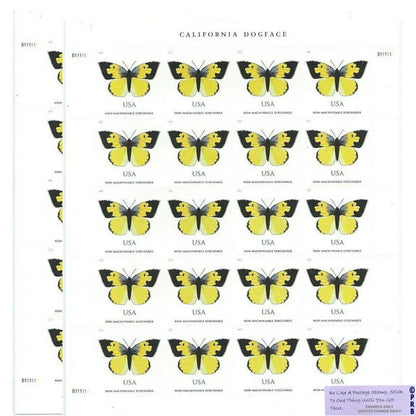 California Dogface Butterfly Stamp (Non-Machineable for Square Envelopes)