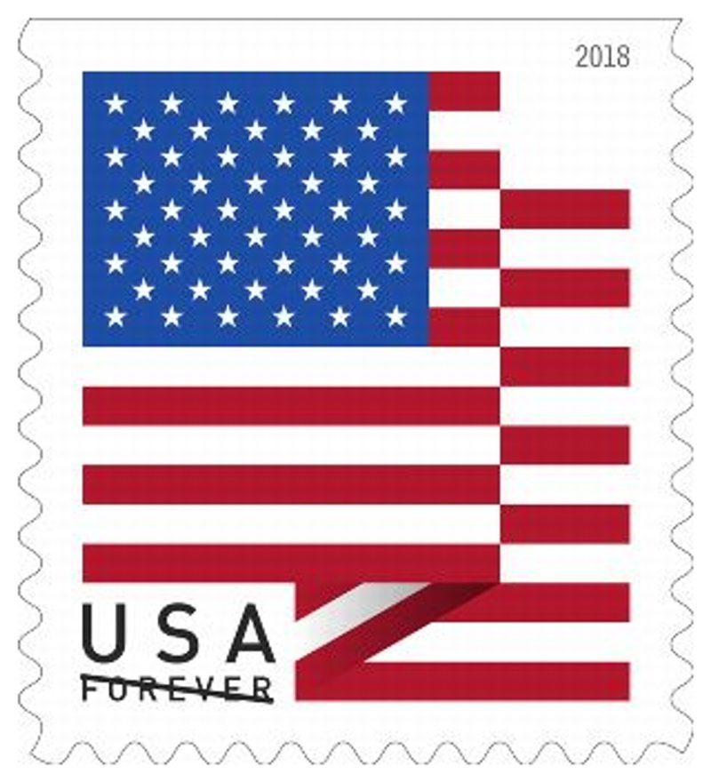 U.S. Flag 2018 Forever Stamps-