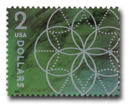 Floral Geometry Stamps 2022 -