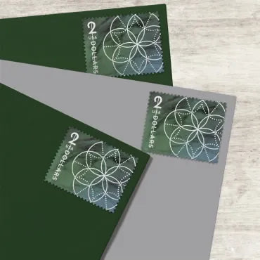 Floral Geometry Stamps 2022 -