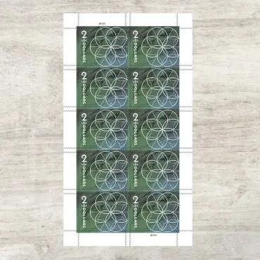 Floral Geometry Stamps 2022 -
