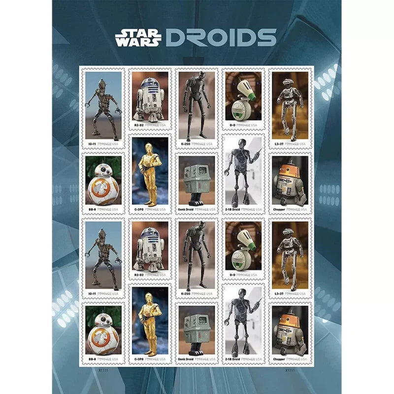 Star Wars Droids Stamps 2021