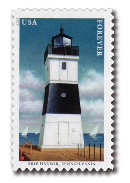 Mid-Atlantic Lighthouses Stamps 2021