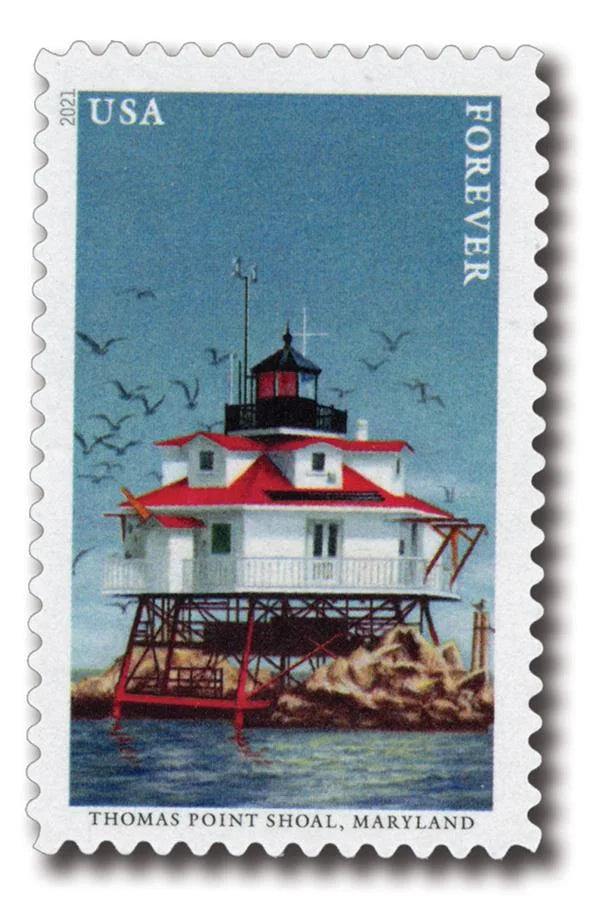 Mid-Atlantic Lighthouses Stamps 2021