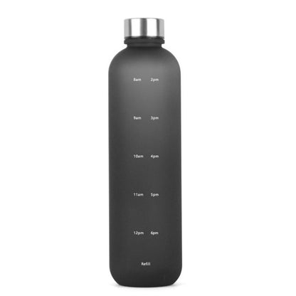 Frosted Gradient Plastic Water Bottle with Handle | Lightweight Sports & Gym Drinking Bottle