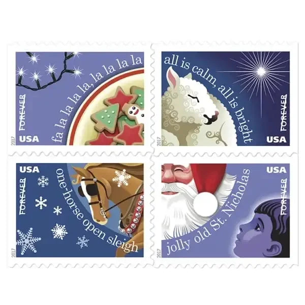 Christmas Carols Stamps -