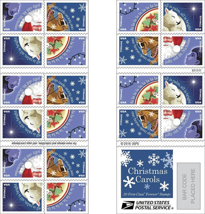 Christmas Carols Stamps -