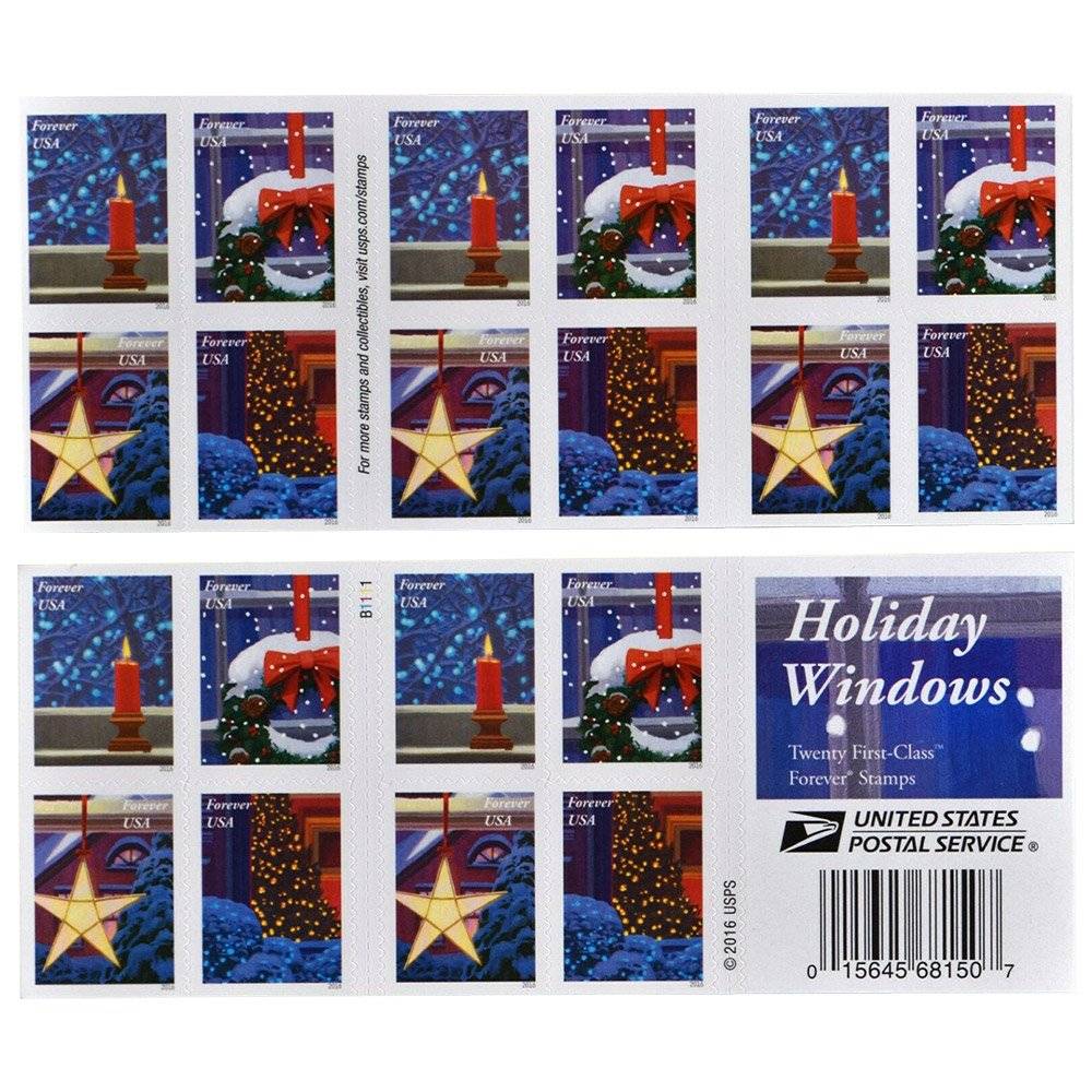 Holiday Windows Stamps 2016