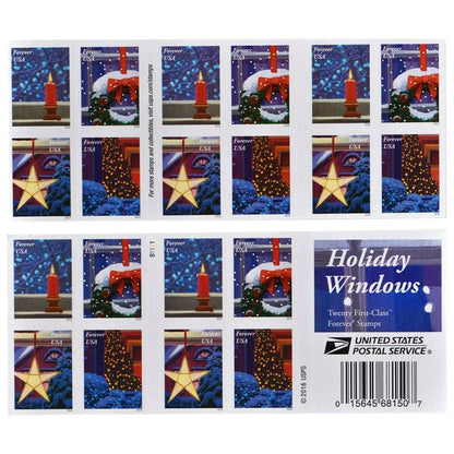 Holiday Windows Stamps 2016