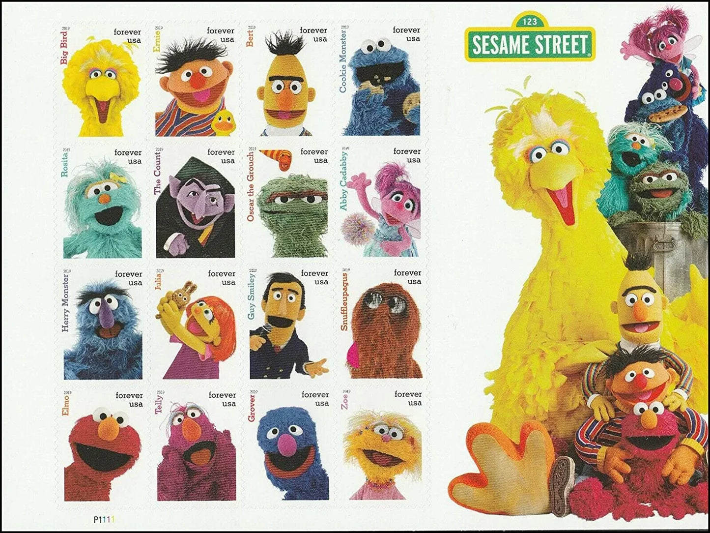 Sesame Street Stamps 2019