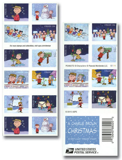 A Charlie Brown Christmas Forever Stamps -